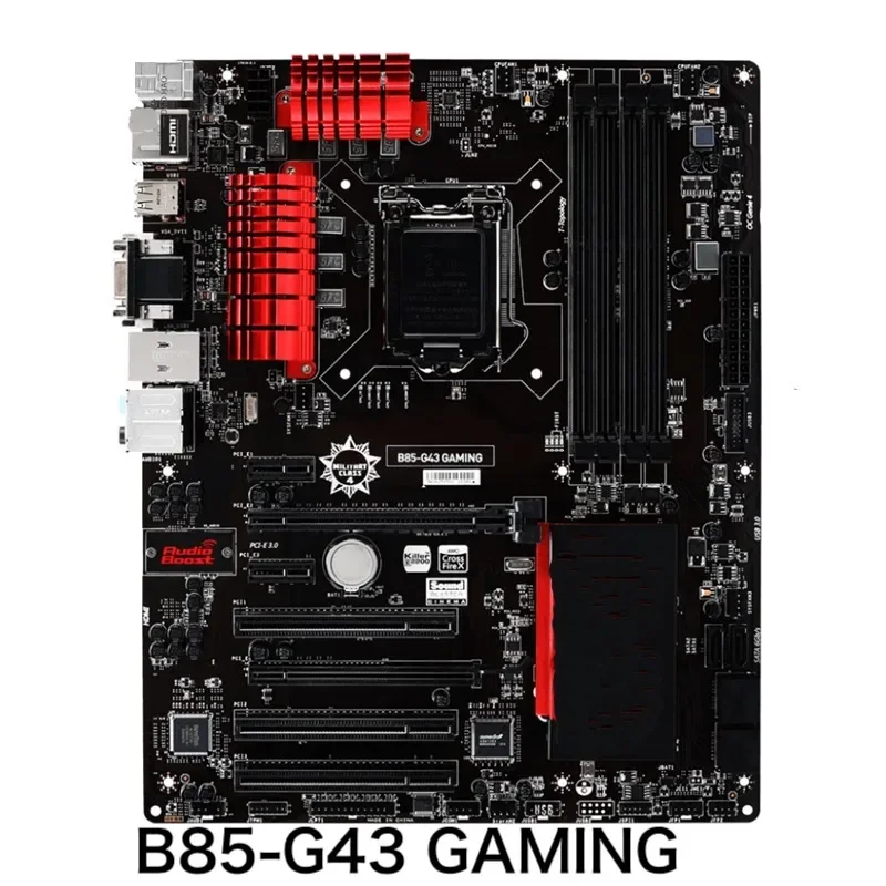 For MSI B85-G43 GAMING Motherboard 32GB PCI-E 3.0 2*SATA II 4*SATA III Mainboard 100% Tested OK Fully Work Free Shipping
For MSI B85-G43 GAMING Motherboard 32GB PCI-E 3.0 2*SATA II 4*SATA III Mainboard 100% Tested OK Fully Work Free Shipping