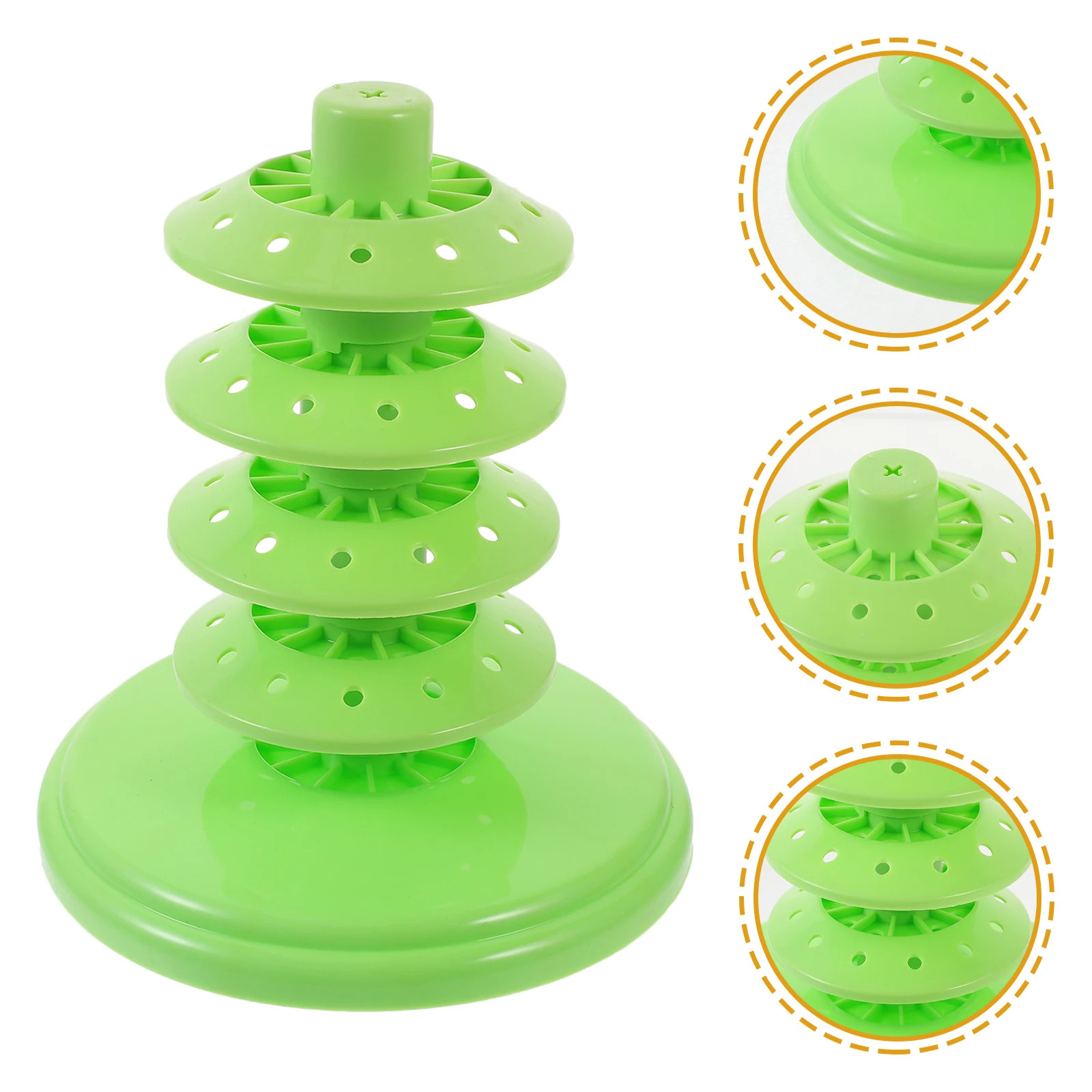 Green 5 Layers Lollipop Holder Candy Display Stand Multi Hole Ring Rack for Party Shop Wedding Birthday Cake Pops Stand Desktop
Green 5 Layers Lollipop Holder Candy Display Stand Multi Hole Ring Rack for Party Shop Wedding Birthday Cake Pops Stand Desktop
