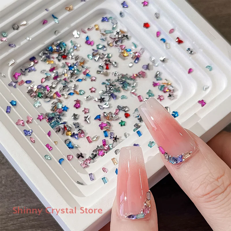 12 Grids/Box Mini Flat Back Alien Shape Nail Art Rhinestones Glass Crystals For Diy Manicure Decoration Diamond
12 Grids/Box Mini Flat Back Alien Shape Nail Art Rhinestones Glass Crystals For Diy Manicure Decoration Diamond