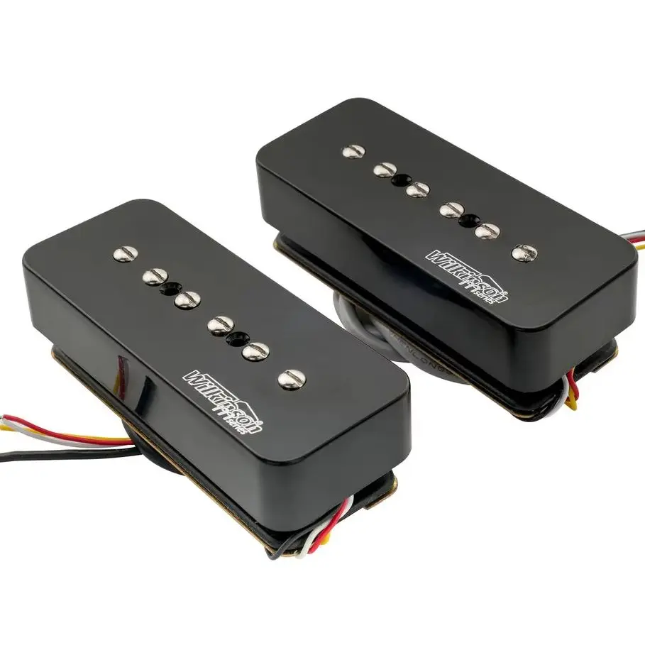 Wilkinson Black P90 Ceramic Single Coil Neck Bridge Pickup Set For SG LP Guitar
Wilkinson Black P90 Ceramic Single Coil Neck Bridge Pickup Set For SG LP Guitar