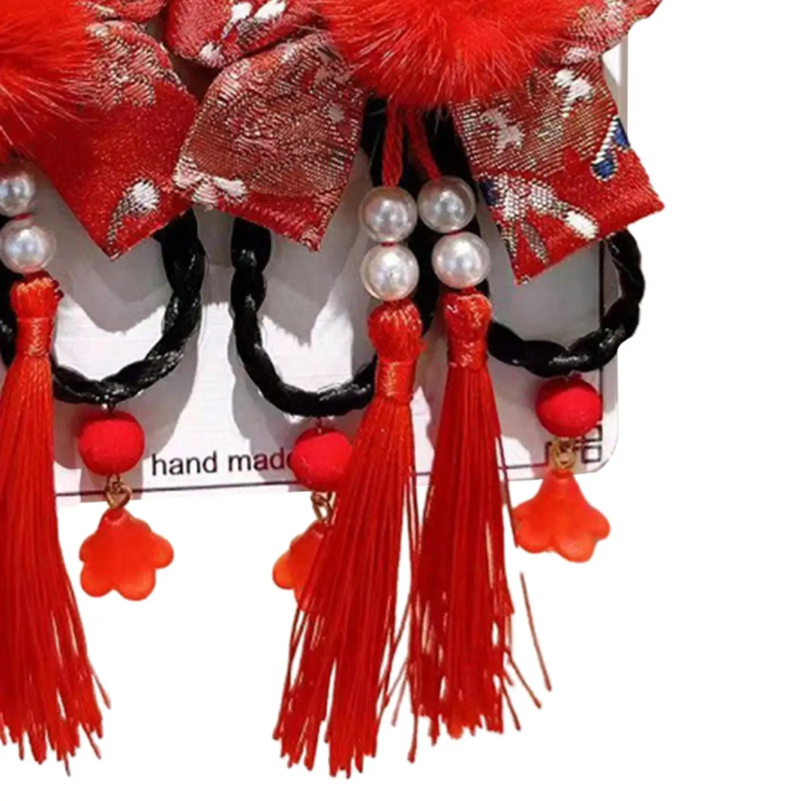 New Year Hair Clips Chinese Hairpins Ornament Headwear, Tassels Headdress Chinoiserie Hair Barrettes for Holiday, Birthday
New Year Hair Clips Chinese Hairpins Ornament Headwear, Tassels Headdress Chinoiserie Hair Barrettes for Holiday, Birthday