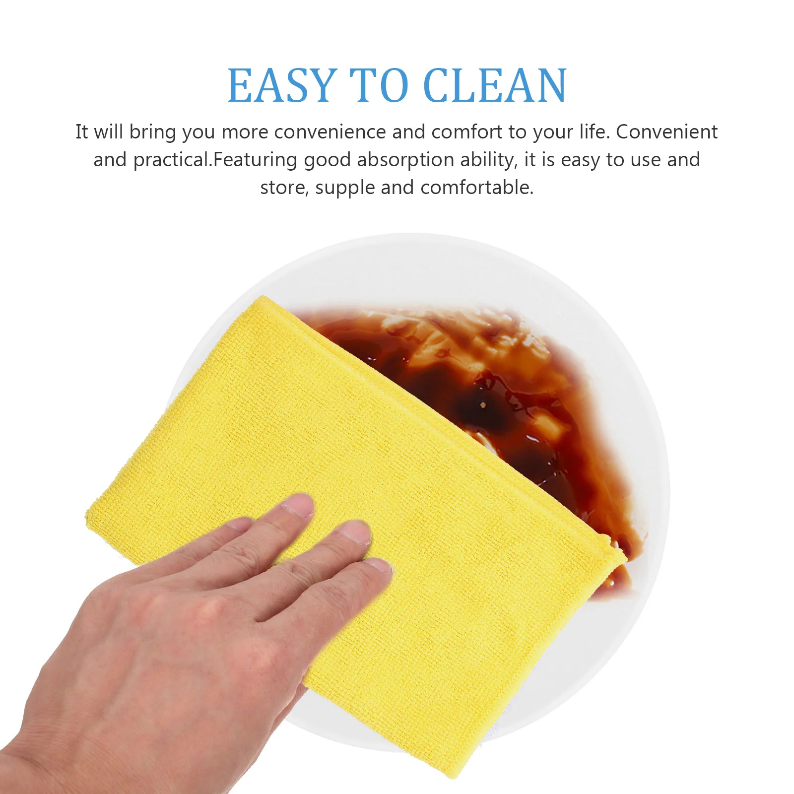 10Pcs Microfiber Multipurpose Kitchen Dish Towels Durable Soft Absorbent Wiping Cloth for Kitchen Bath 
10Pcs Microfiber Multipurpose Kitchen Dish Towels Durable Soft Absorbent Wiping Cloth for Kitchen Bath