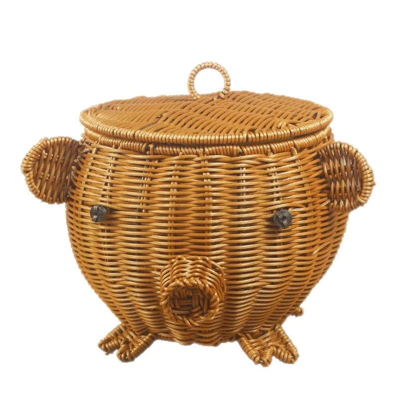 Fruit tray creative snack tray with lid Modern living room home personalized basket Imitation rattan woven candy tray Desktop st
Fruit tray creative snack tray with lid Modern living room home personalized basket Imitation rattan woven candy tray Desktop st