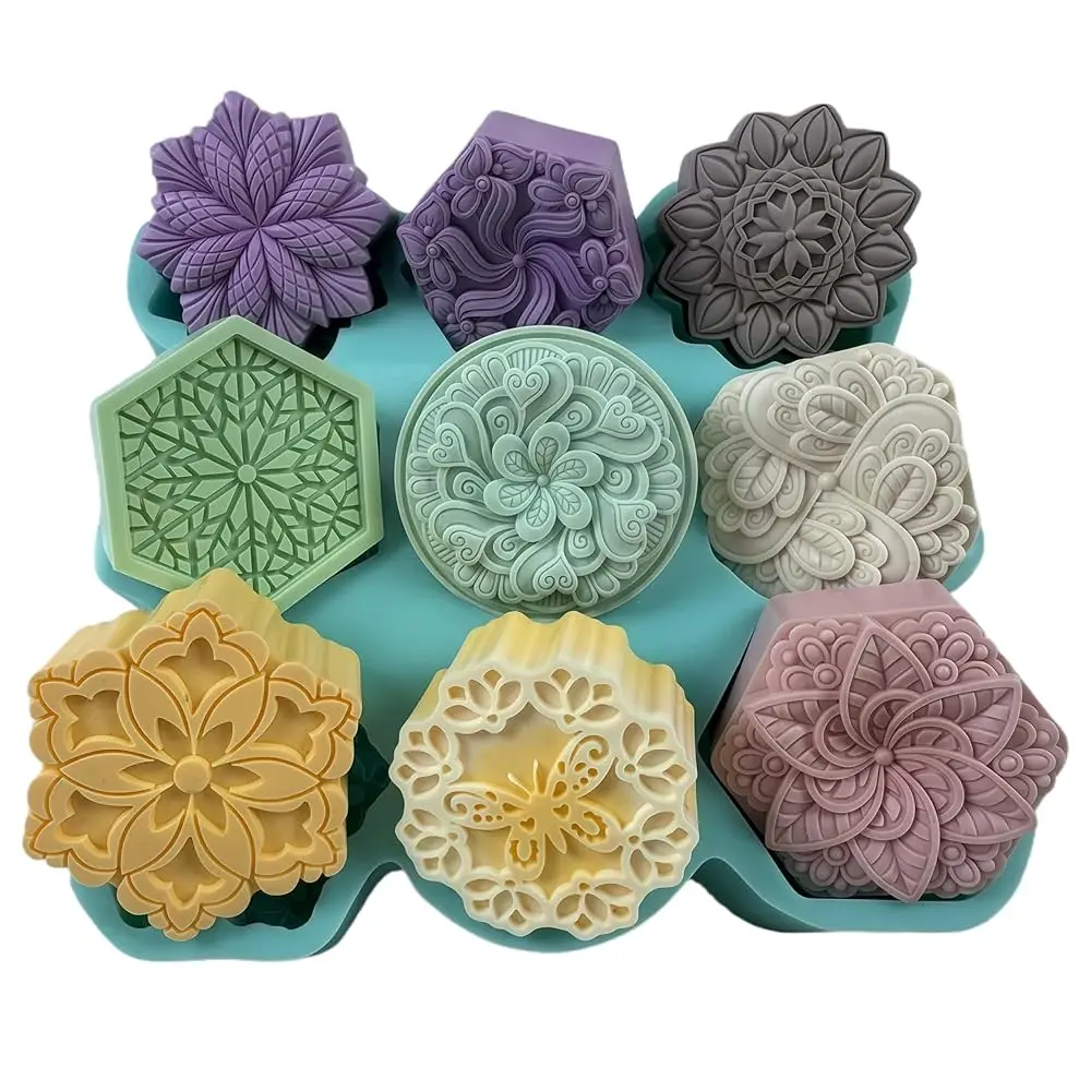 9 Cavities Maple Leaf Soap Mold,Handmade Soap Making Silicone Tray,Hexagon DIY Silicone Mold for Natural Soap,Scented Candle
9 Cavities Maple Leaf Soap Mold,Handmade Soap Making Silicone Tray,Hexagon DIY Silicone Mold for Natural Soap,Scented Candle