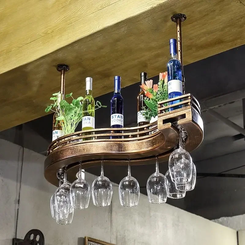 European style solid wood hanging red wine glass rack, high legged glass rack, home bar, creative inverted hanging wine glass ra
European style solid wood hanging red wine glass rack, high legged glass rack, home bar, creative inverted hanging wine glass ra