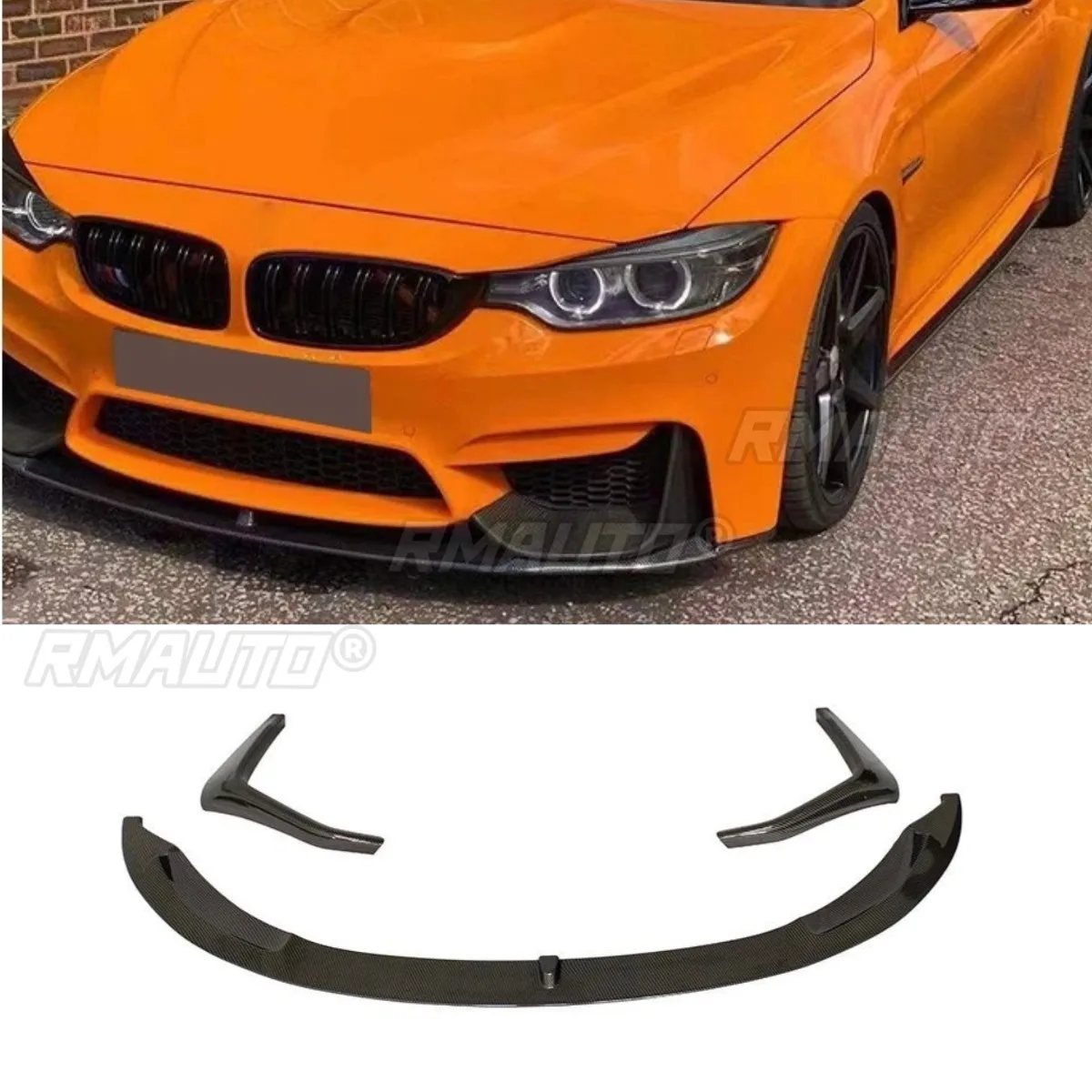 Car Front Bumper Lip Diffuser Splitter Glossy Black Modification Part For BMW M3 M4 F80 F82 2014-2020 Car Accessories
Car Front Bumper Lip Diffuser Splitter Glossy Black Modification Part For BMW M3 M4 F80 F82 2014-2020 Car Accessories