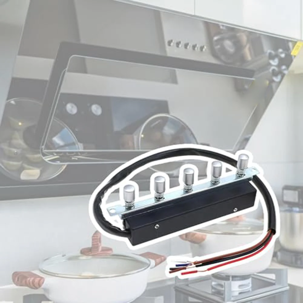 Range Hood Switch 5-Position Mechanical Button 3-Speed Control For Kitchen Hoods For Kitchen Appliance Repair
Range Hood Switch 5-Position Mechanical Button 3-Speed Control For Kitchen Hoods For Kitchen Appliance Repair