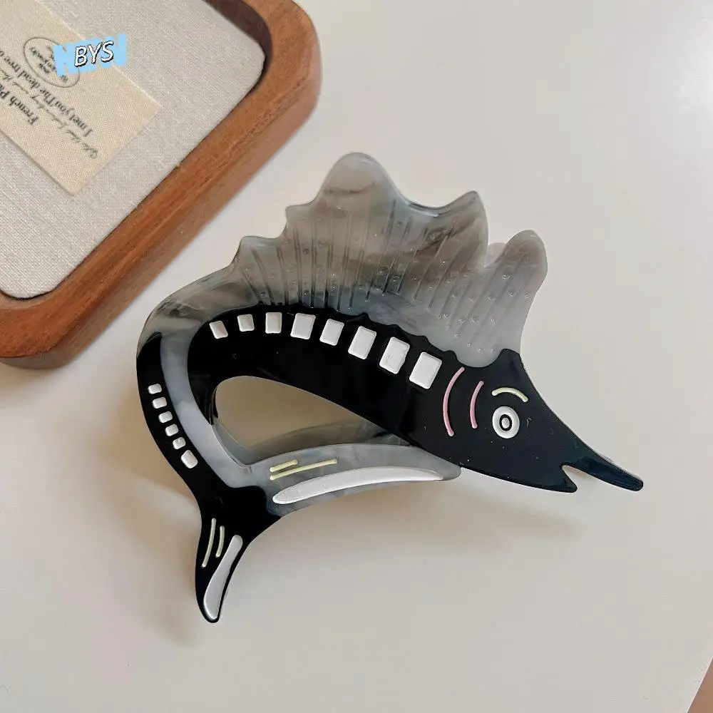 Fashion Fish Tuna Hair Claw Sweet Acetic Acid Acetate Ocean Tunny Hair Clip Cartoon Creative Marine Organisms Shark Clip Female
Fashion Fish Tuna Hair Claw Sweet Acetic Acid Acetate Ocean Tunny Hair Clip Cartoon Creative Marine Organisms Shark Clip Female