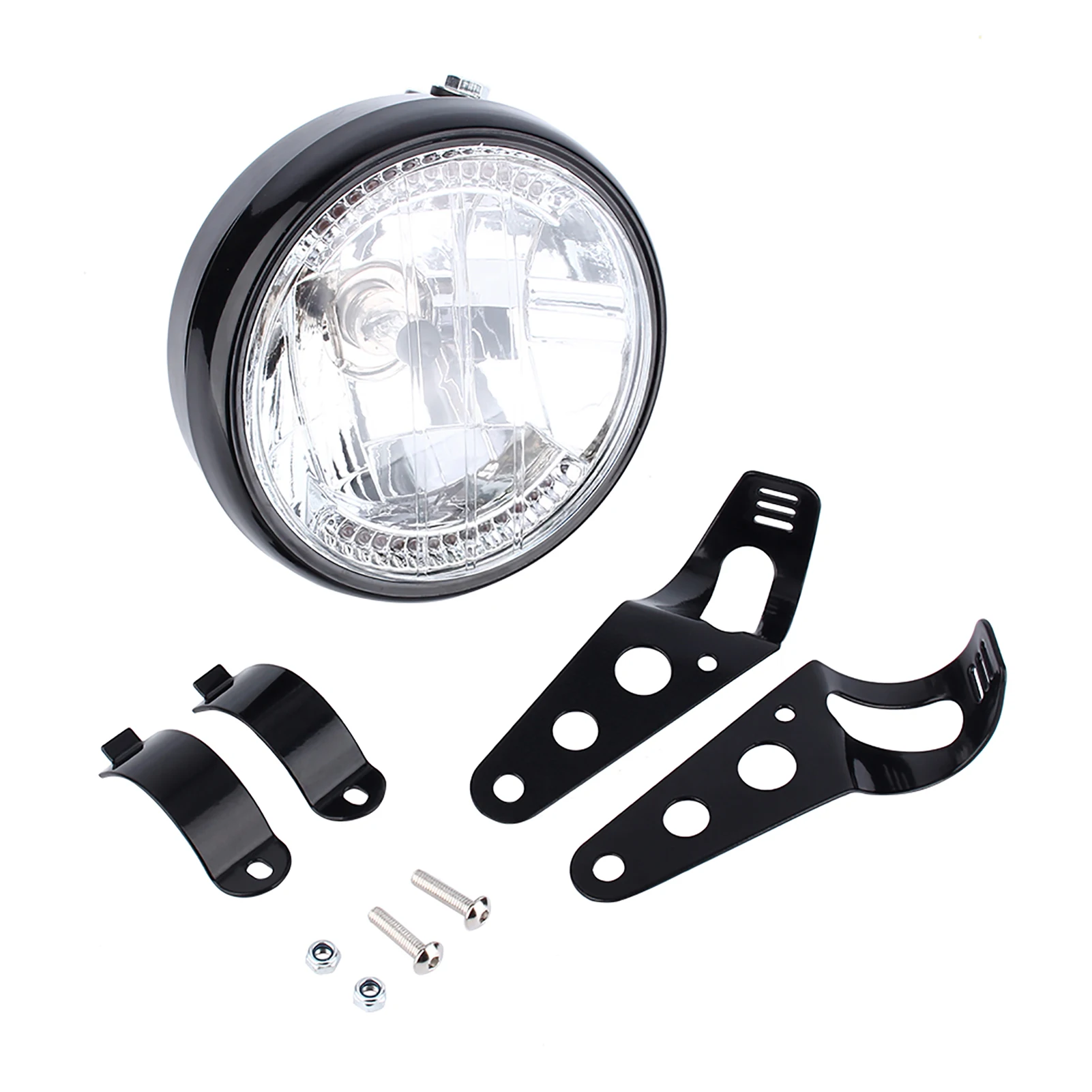 7 in Motorcycle Headlight 7" Universal 12V H4 35W Round Motorcycle Yellow LED Headlight W/ Black Bracket Motorcycle Accessories
7 in Motorcycle Headlight 7" Universal 12V H4 35W Round Motorcycle Yellow LED Headlight W/ Black Bracket Motorcycle Accessories