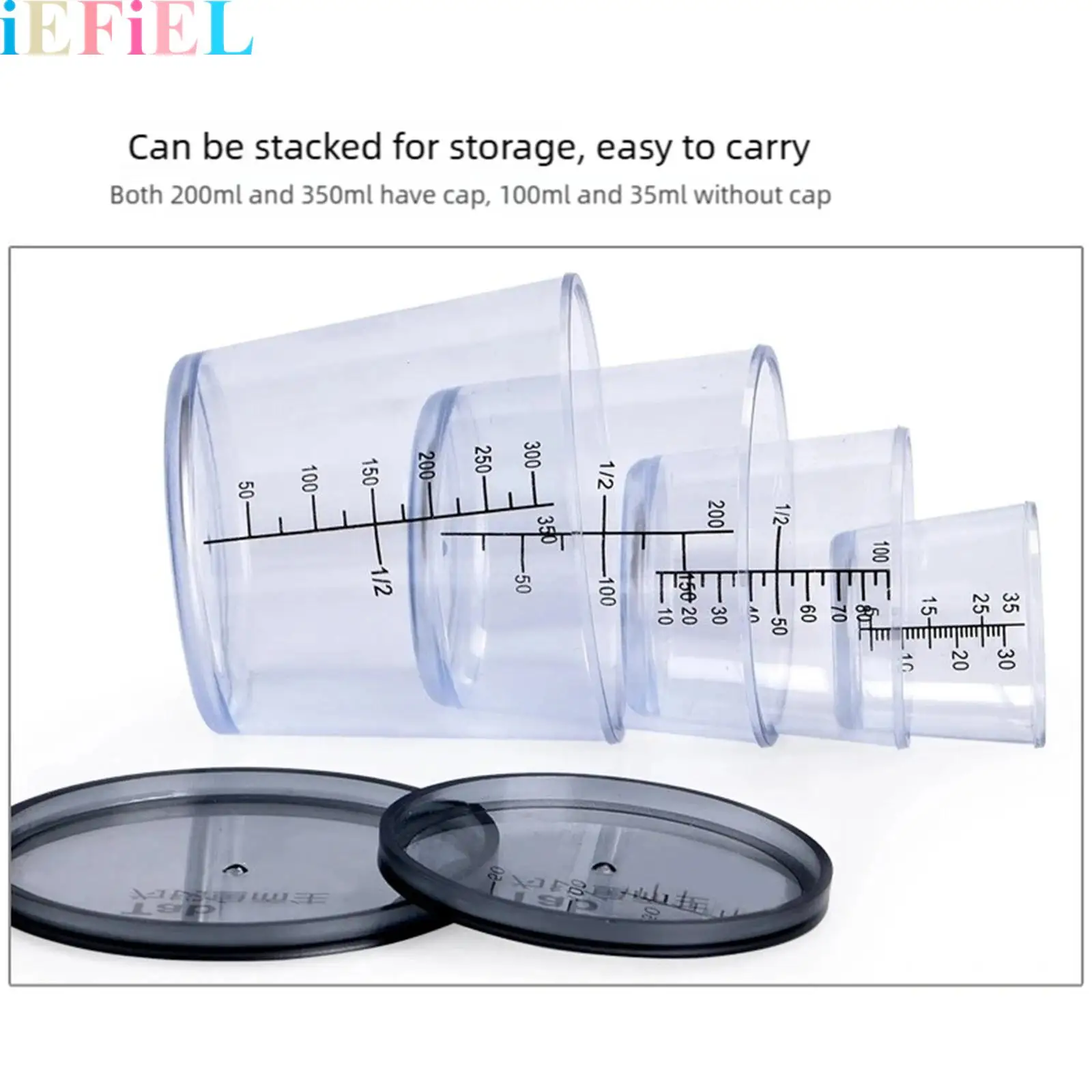 Plastic Transparent Bait-specific Measuring Cups with Scales Set for Fishing Enthusiasts Fishing Supplies
Plastic Transparent Bait-specific Measuring Cups with Scales Set for Fishing Enthusiasts Fishing Supplies