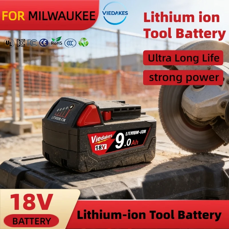 100% новый литий-ионный аккумулятор 18 В 12,0 Ач для Milwaukee 18 В, сменный аккумулятор для электроинструмента M18 48-11-2830 0730-20.
100% новый литий-ионный аккумулятор 18 В 12,0 Ач для Milwaukee 18 В, сменный аккумулятор для электроинструмента M18 48-11-2830 0730-20.