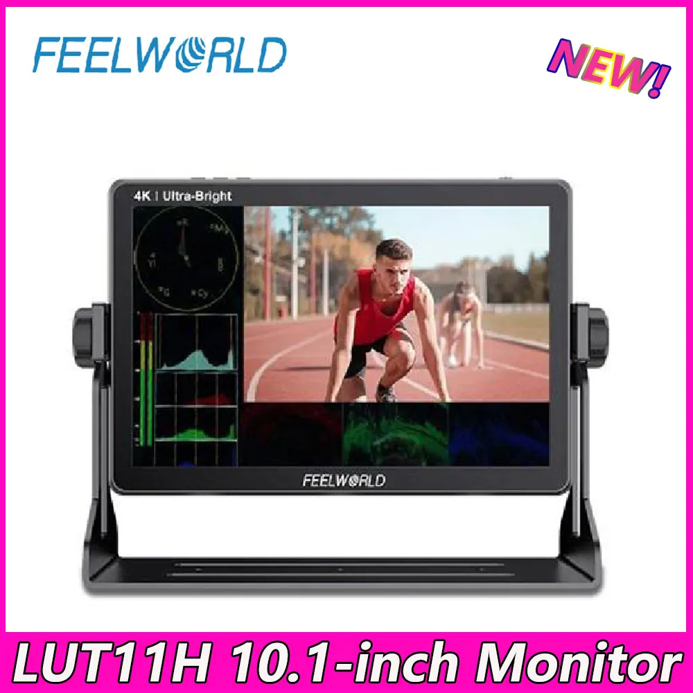 FEELWORLD LUT11H 10.1 Inch 2000nit Monitor Ultra Bright DSLR Camera Field Monitor Touch Screen 4K HDMI-compatible Director Monit
FEELWORLD LUT11H 10.1 Inch 2000nit Monitor Ultra Bright DSLR Camera Field Monitor Touch Screen 4K HDMI-compatible Director Monit