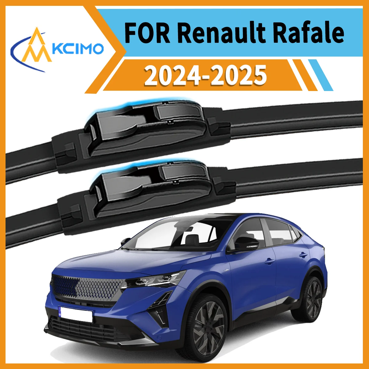 Essential Safety Pair 2 Front Wiper Blades for Renault Rafale DHN 2024-2025 All-Weather Clarity Durable Easy to Install
Essential Safety Pair 2 Front Wiper Blades for Renault Rafale DHN 2024-2025 All-Weather Clarity Durable Easy to Install