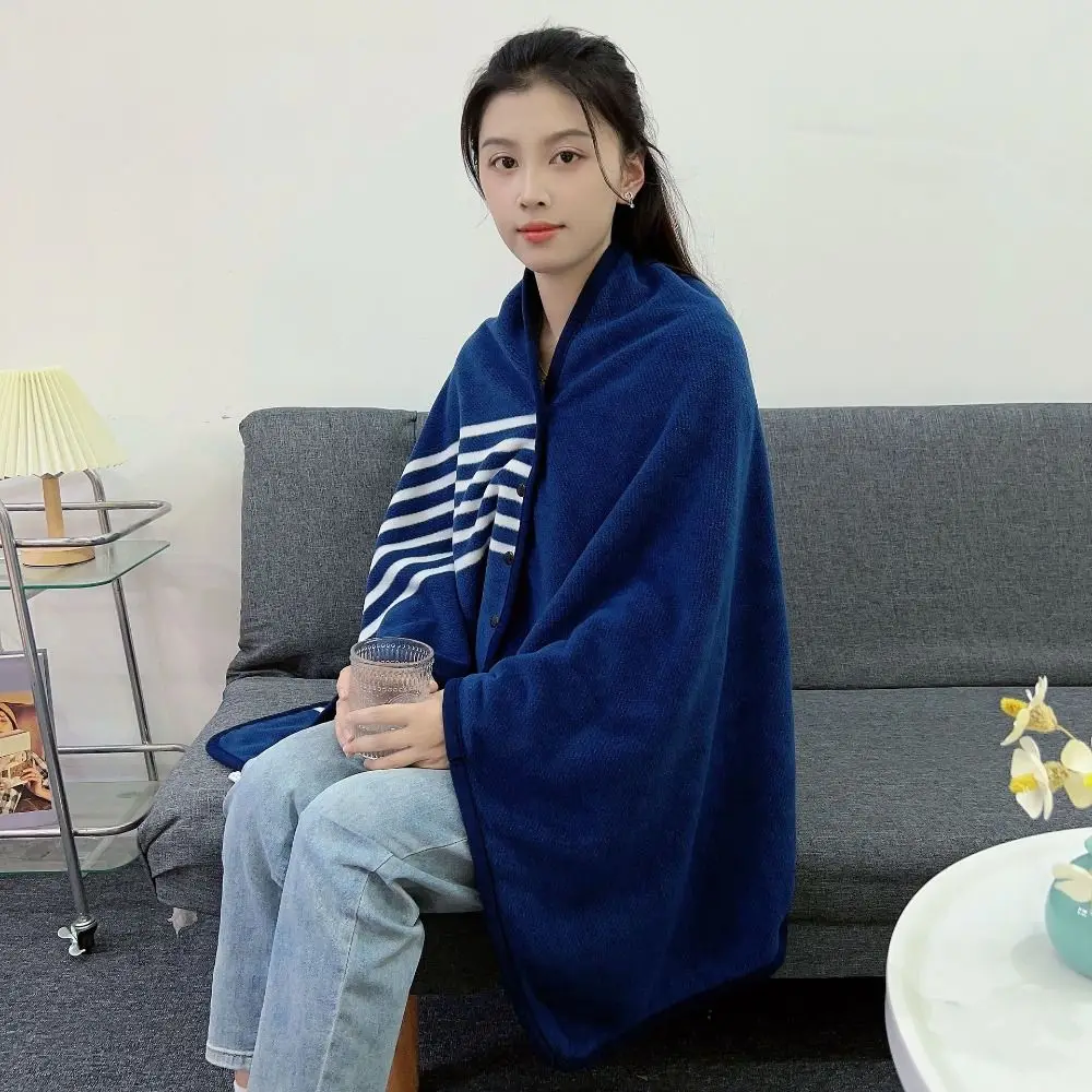 140*100cm Casual Thicken Flannel Blanket Shawl Plush Cape Stripe Warm Shawl Wrap Warm Wearable Scarf Women Travel
140*100cm Casual Thicken Flannel Blanket Shawl Plush Cape Stripe Warm Shawl Wrap Warm Wearable Scarf Women Travel