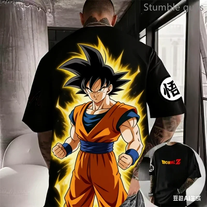 Summer Dragon Ball Z Men's Short Sleeve Tee Fashion Casual Anime Kids Tshirt Man Gym Workout Clothing Jersey Sportswear
Summer Dragon Ball Z Men's Short Sleeve Tee Fashion Casual Anime Kids Tshirt Man Gym Workout Clothing Jersey Sportswear