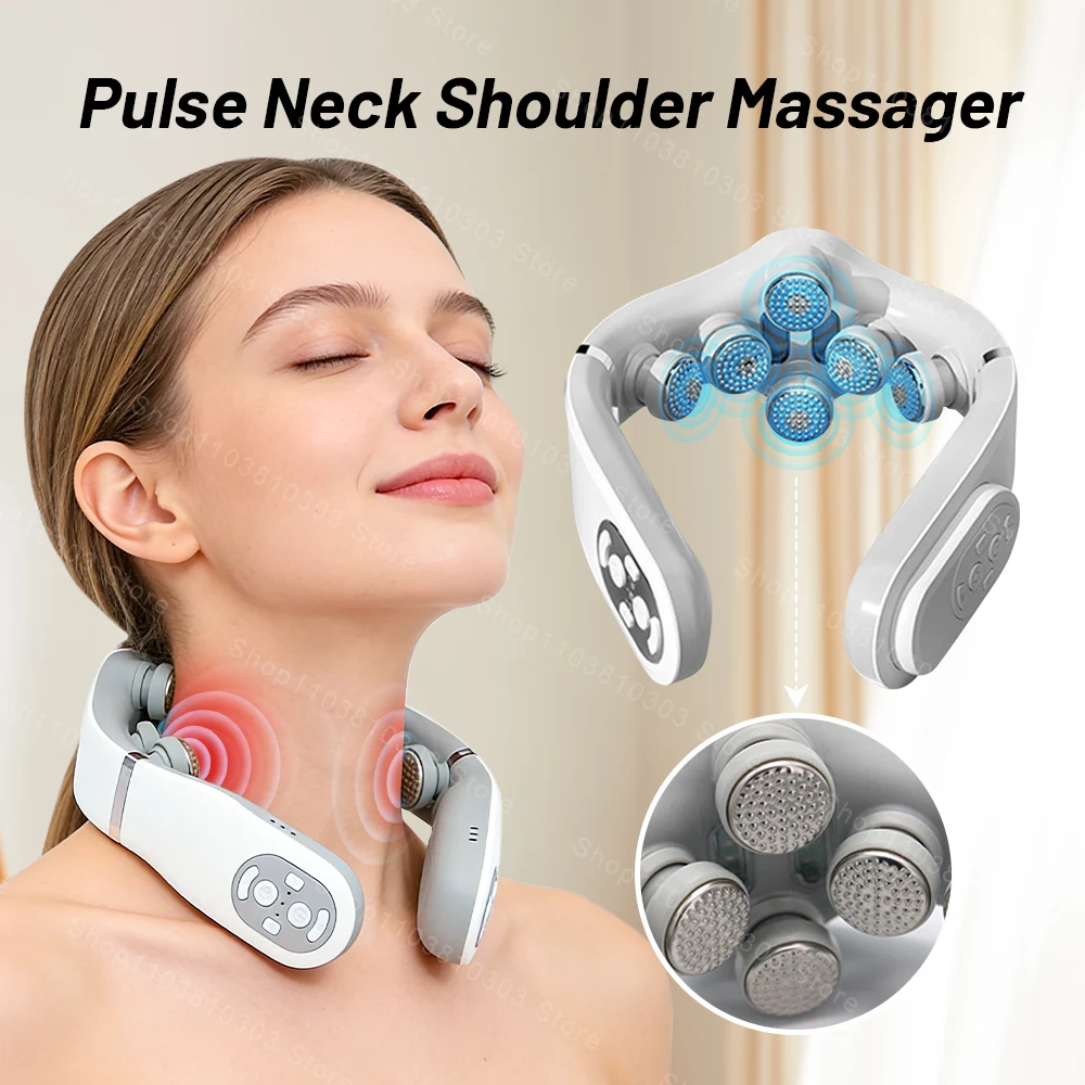 6D электрический импульсный массажер для шеи и плеч, портативный глубокий вибрационный массаж шеи, облегчение боли в шее, постоянное нагрев, терапия
6D электрический импульсный массажер для шеи и плеч, портативный глубокий вибрационный массаж шеи, облегчение боли в шее, постоянное нагрев, терапия