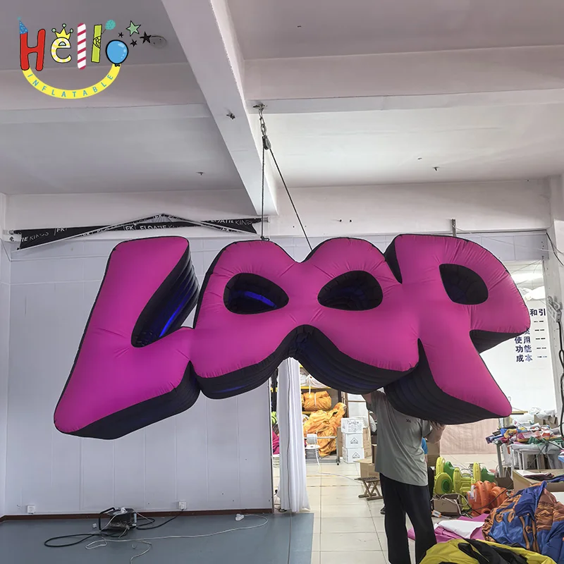 Custom Giant Inflatable Logo Letters 3D Advertising Sign for Business Branding Outdoor Event Publicity Display
Custom Giant Inflatable Logo Letters 3D Advertising Sign for Business Branding Outdoor Event Publicity Display
