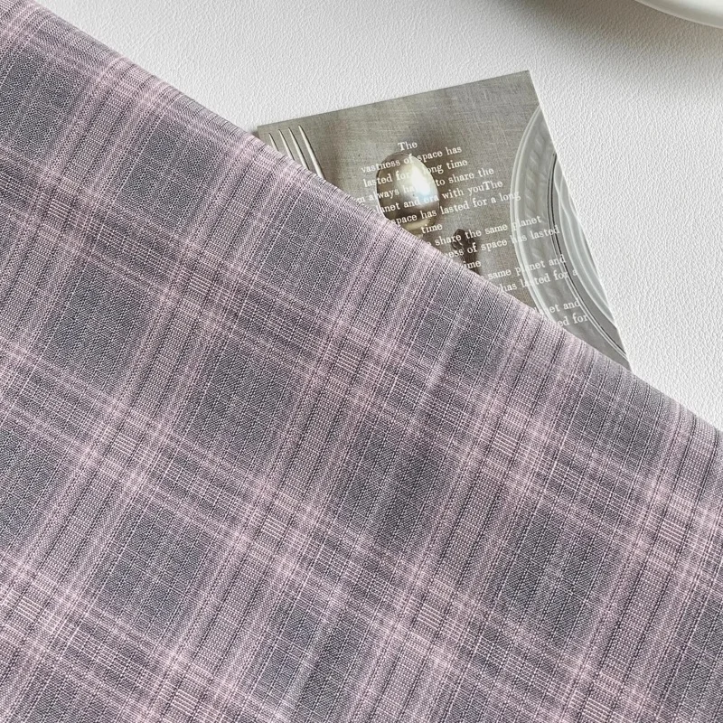 Pink-purple checkered contrast soft polyester check pattern hairband bag tablecloth shirt clothing DIY fabric
Pink-purple checkered contrast soft polyester check pattern hairband bag tablecloth shirt clothing DIY fabric