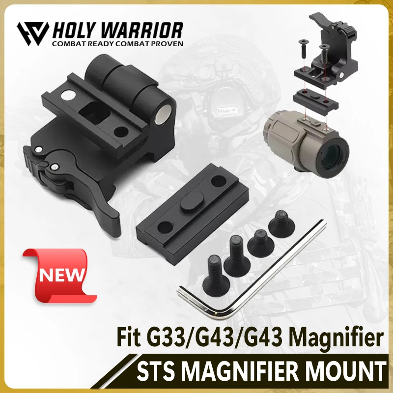 Holy Warrior Switch to Side STS Magnifier Mount for G33 G43 G45 NBG33 NBG43 Magnifier with 7mm Riser
Holy Warrior Switch to Side STS Magnifier Mount for G33 G43 G45 NBG33 NBG43 Magnifier with 7mm Riser