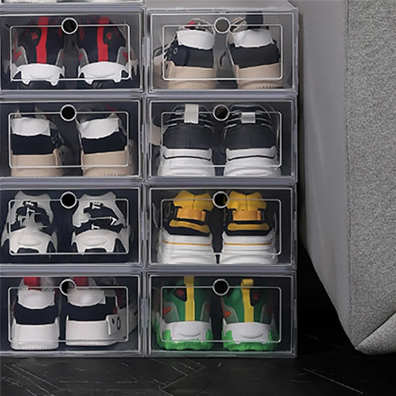 A68P-6 упаковок, прозрачная коробка для обуви, органайзеры для обуви, утолщенный складной пылезащитный ящик для хранения, штабелируемый комбинированный шкаф для обуви
A68P-6 упаковок, прозрачная коробка для обуви, органайзеры для обуви, утолщенный складной пылезащитный ящик для хранения, штабелируемый комбинированный шкаф для обуви