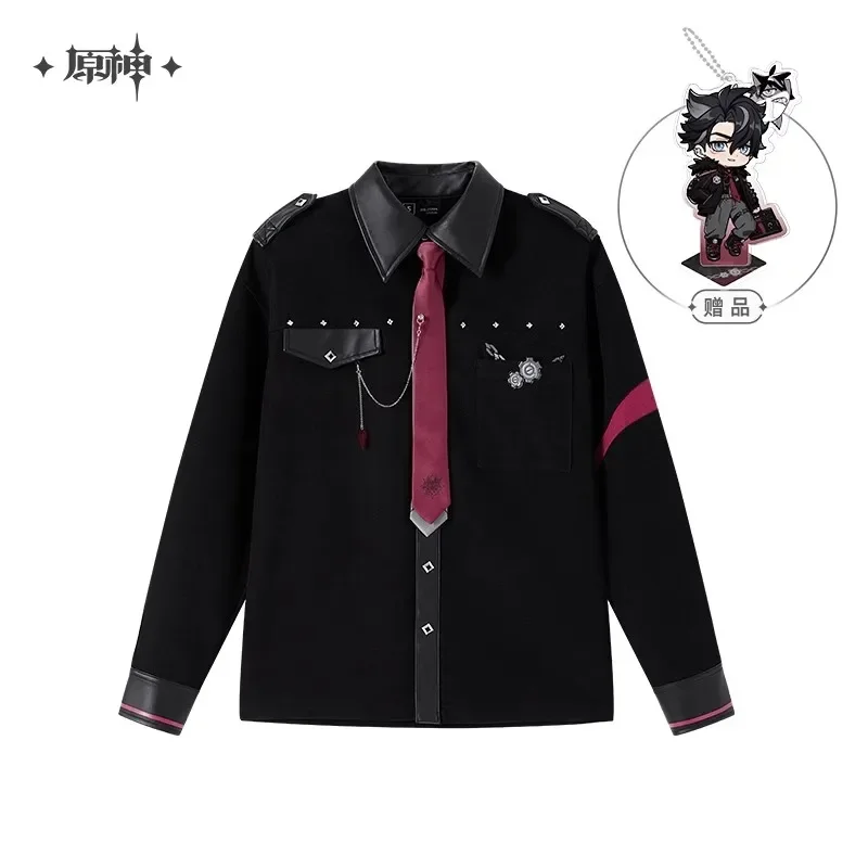 Official Game Genshin Impact Wriothesley Themes Impressions Collections Casual Shirts Anime Cosplay Cartoon Tie Decoration
Official Game Genshin Impact Wriothesley Themes Impressions Collections Casual Shirts Anime Cosplay Cartoon Tie Decoration