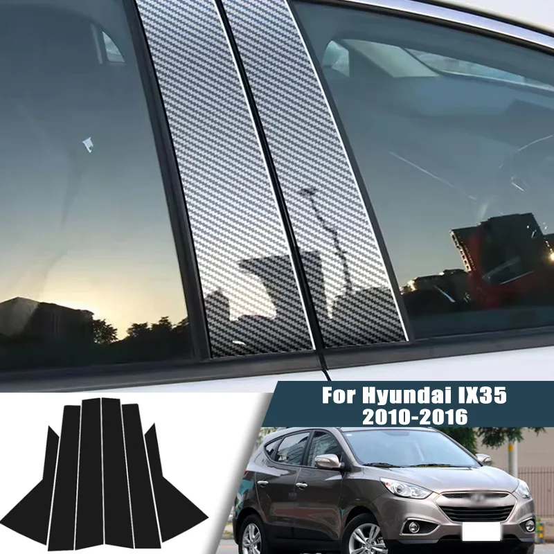 Glossy Black Carbon Fiber Window Door Deal B C Pillar Post Cover Sticker For Hyundai IX35 2010-2016 2011 2012 2013 2014 2015
Glossy Black Carbon Fiber Window Door Deal B C Pillar Post Cover Sticker For Hyundai IX35 2010-2016 2011 2012 2013 2014 2015