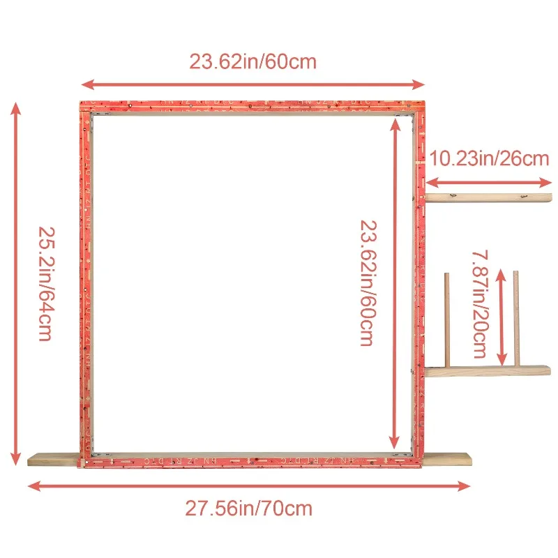 90/80/70/60/50cm Tufting Frame for Rug Making Tufting Gun Rug Making Supplies Punch Needle Frame Canvas Frame Kit Quilting Fram
90/80/70/60/50cm Tufting Frame for Rug Making Tufting Gun Rug Making Supplies Punch Needle Frame Canvas Frame Kit Quilting Fram