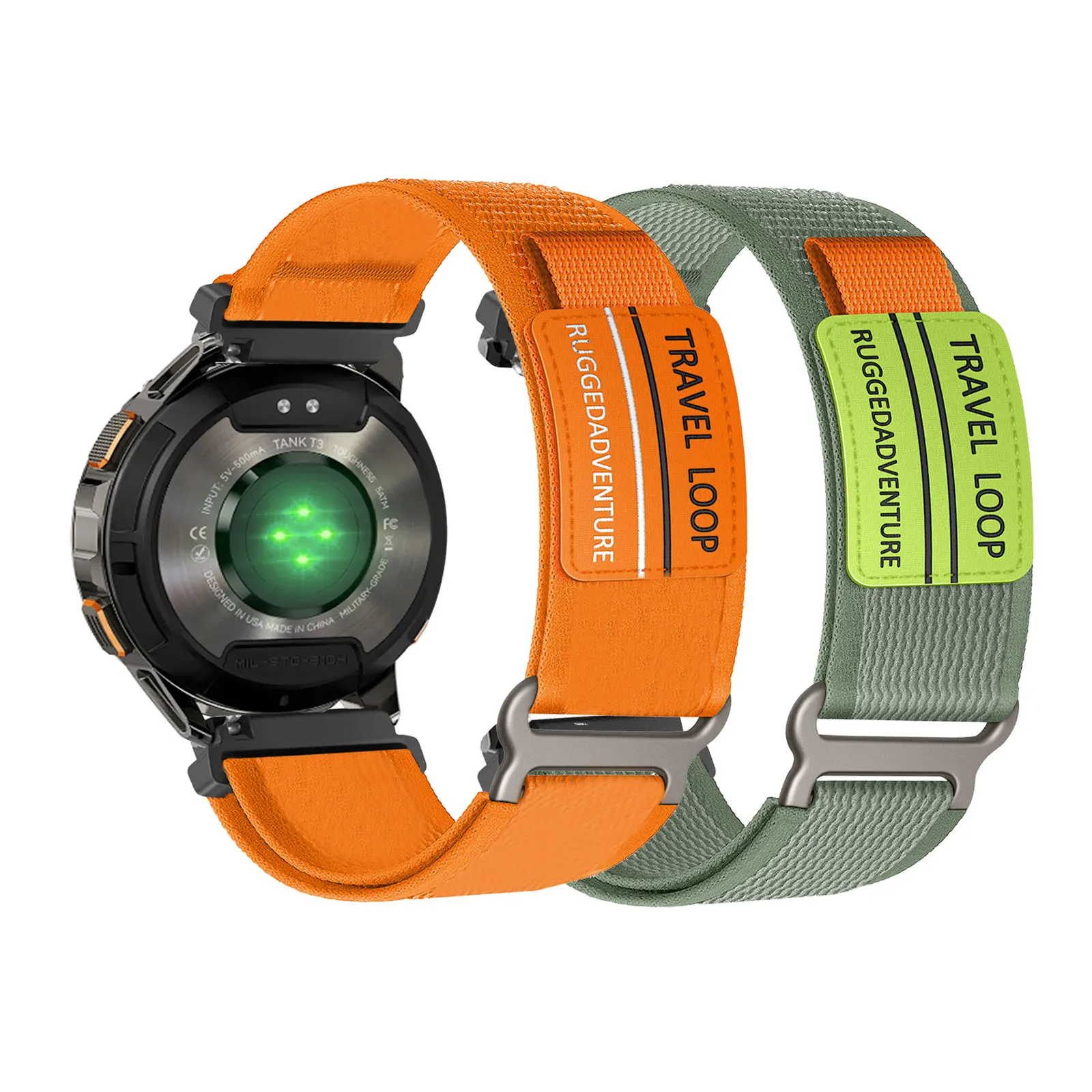 2 шт. нейлоновые ремешки на липучке для Kospet Tank T2/T3/T3 Ultra/T3 Ultra 2
2 шт. нейлоновые ремешки на липучке для Kospet Tank T2/T3/T3 Ultra/T3 Ultra 2