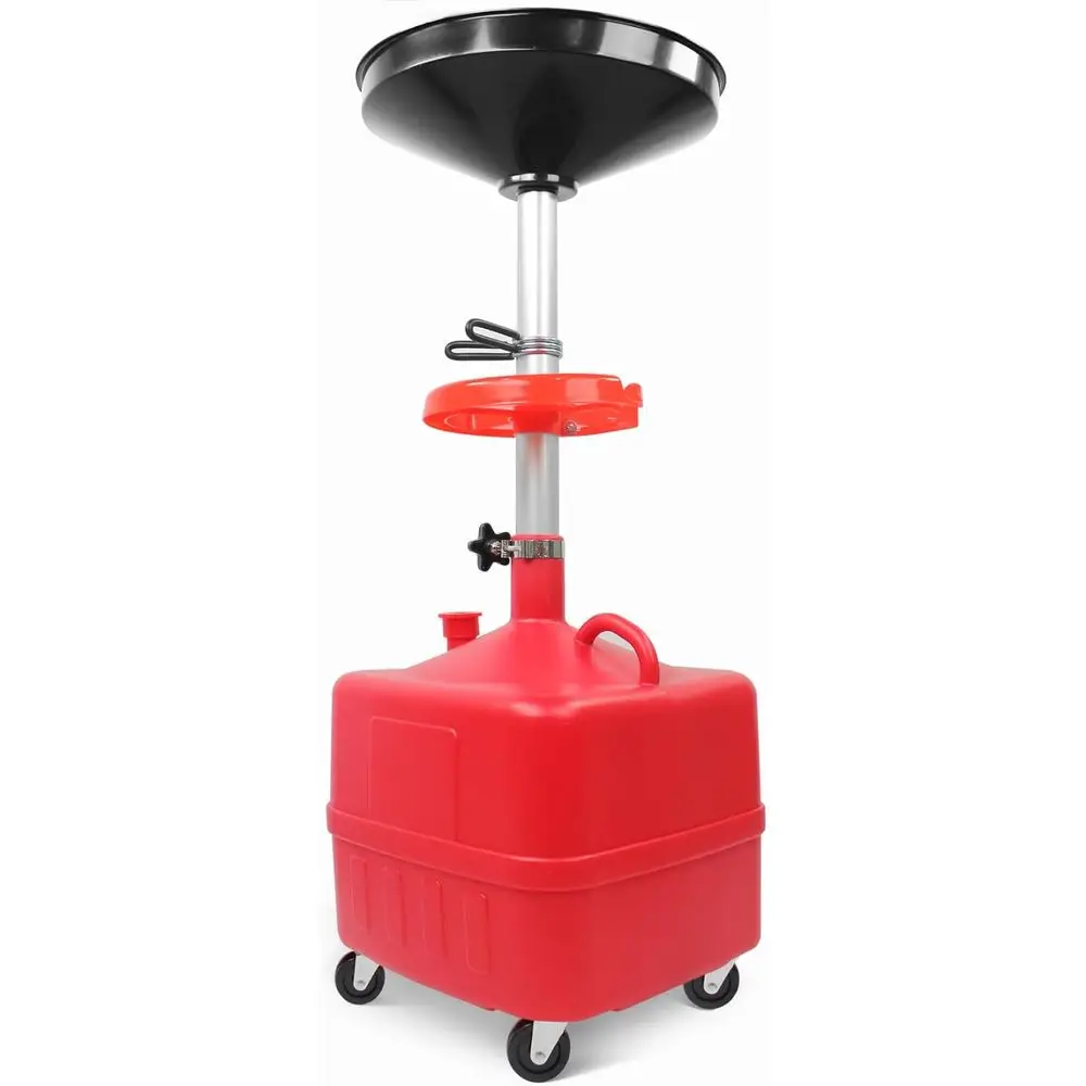 9-Gallon Industrial Waste Oil Drain with Adjustable Tunnel Height and Wheels, Red
9-Gallon Industrial Waste Oil Drain with Adjustable Tunnel Height and Wheels, Red