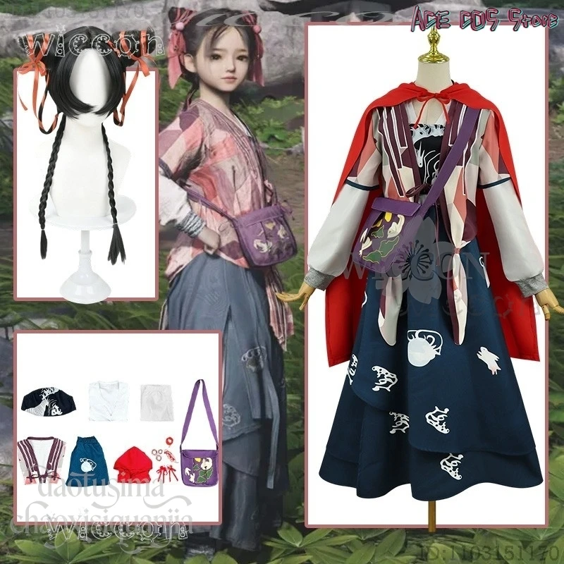 Halloween Xmas disfraz Christmas Anime Game Where Winds Meet Cosplay Zhou Hongxian Ruby Costume Kawaii Chinese Styles Traditiona
Halloween Xmas disfraz Christmas Anime Game Where Winds Meet Cosplay Zhou Hongxian Ruby Costume Kawaii Chinese Styles Traditiona