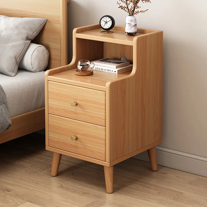 Bedside Table Household Small Apartment Ultra-narrow Bedside Shelf Bedroom New Chinese Solid Wood Color Bedside Storage Locker
Bedside Table Household Small Apartment Ultra-narrow Bedside Shelf Bedroom New Chinese Solid Wood Color Bedside Storage Locker