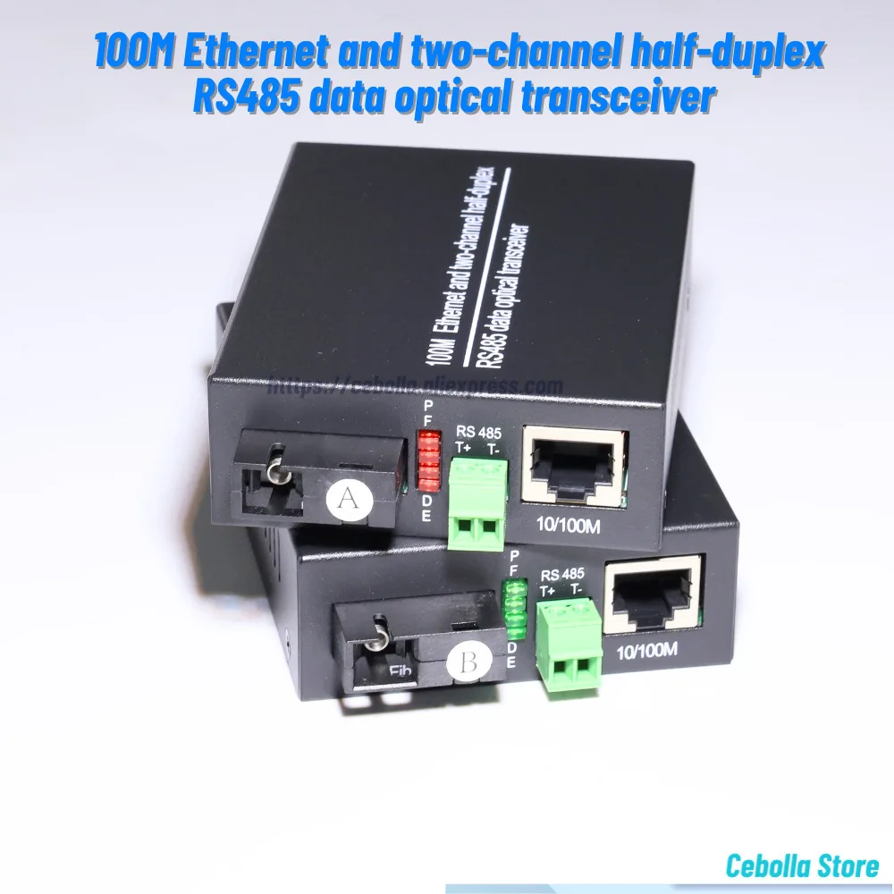 RS485 Data Extender Converter With 10/100Mbps Ethernet SM SX,1 BIDI RS-485 Over Fiber Optic Transmitter And Receiver 1 pairs
RS485 Data Extender Converter With 10/100Mbps Ethernet SM SX,1 BIDI RS-485 Over Fiber Optic Transmitter And Receiver 1 pairs