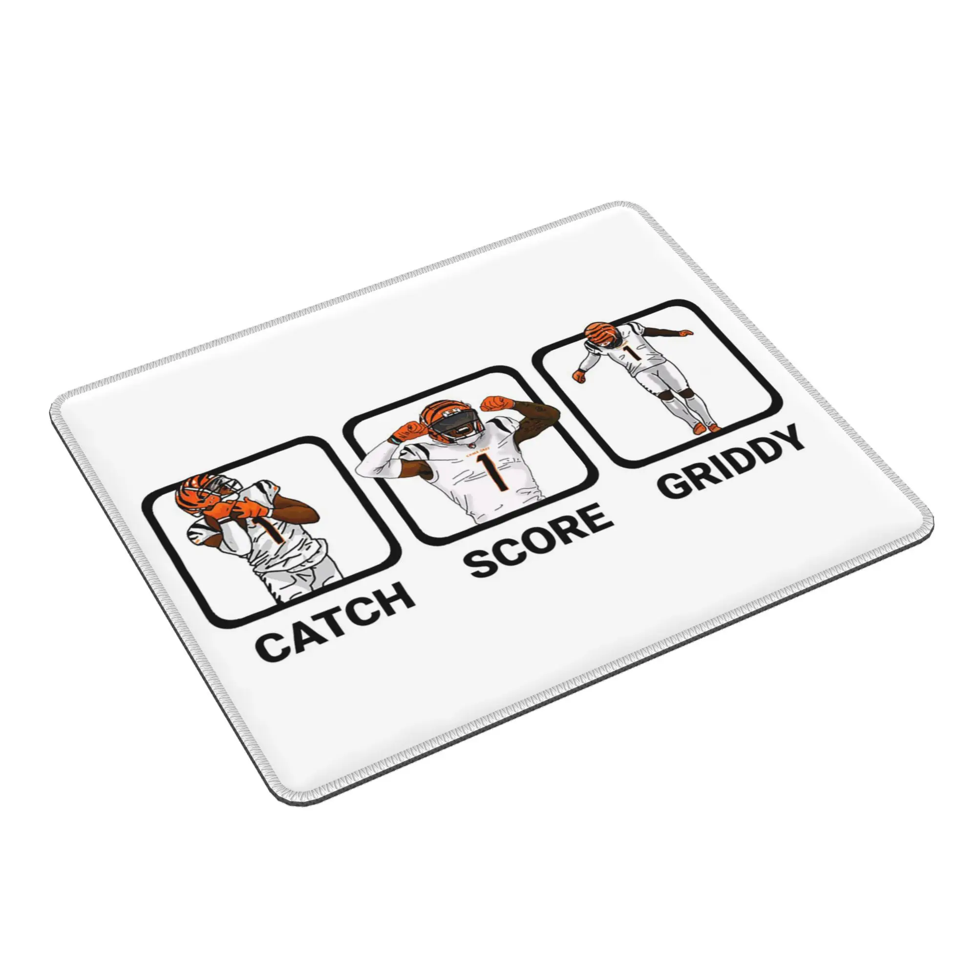 Catch. Score. Griddy. Repeat. Mouse Pad Computer Keyboard Mouse Mat Gaming PC Laptop Desk Mat Office Accessories Table Mats
Catch. Score. Griddy. Repeat. Mouse Pad Computer Keyboard Mouse Mat Gaming PC Laptop Desk Mat Office Accessories Table Mats