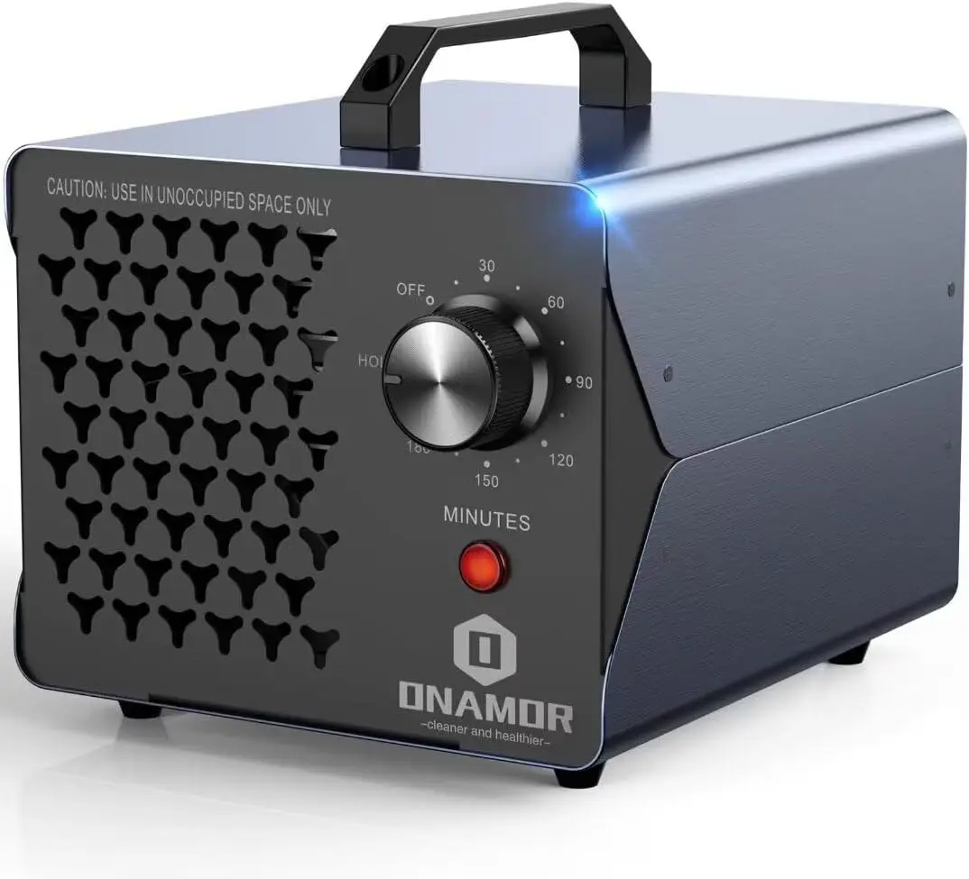 Ozone Generator 83,000mg for Home, Car, and Pet Odor Removal - Covers 6,000 Sq.Ft. Area
Ozone Generator 83,000mg for Home, Car, and Pet Odor Removal - Covers 6,000 Sq.Ft. Area