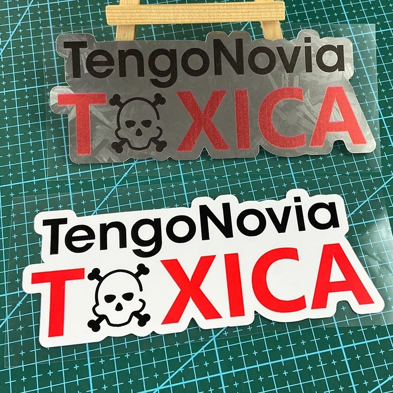 1PC TengoNovia TOXICA Motorcycle Sticker Waterproof for Fuel Tank Helmet Box DIY Car Window Spanish Style Durable Vinyl Decal
1PC TengoNovia TOXICA Motorcycle Sticker Waterproof for Fuel Tank Helmet Box DIY Car Window Spanish Style Durable Vinyl Decal