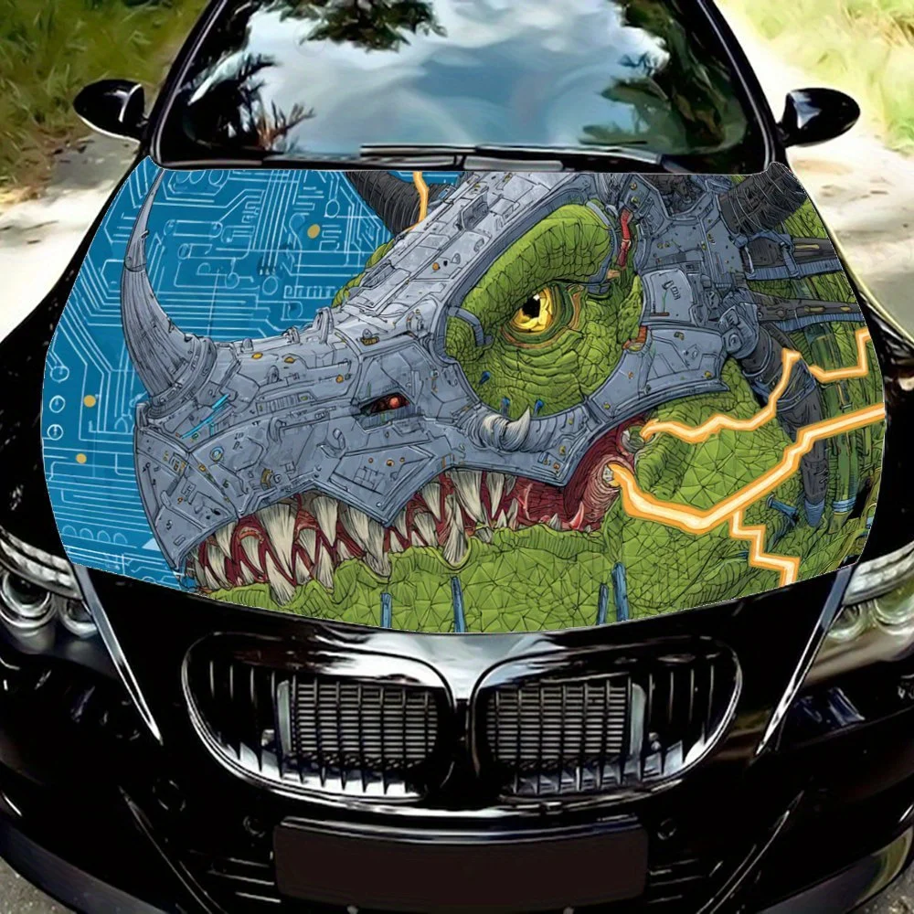 Mech - Dragon Hybrid Art,Car Hood Decal, Self-Adhesive Waterproof PVC Car hood Sticker,Car Decoration Scratch Resistant Sticker
Mech - Dragon Hybrid Art,Car Hood Decal, Self-Adhesive Waterproof PVC Car hood Sticker,Car Decoration Scratch Resistant Sticker