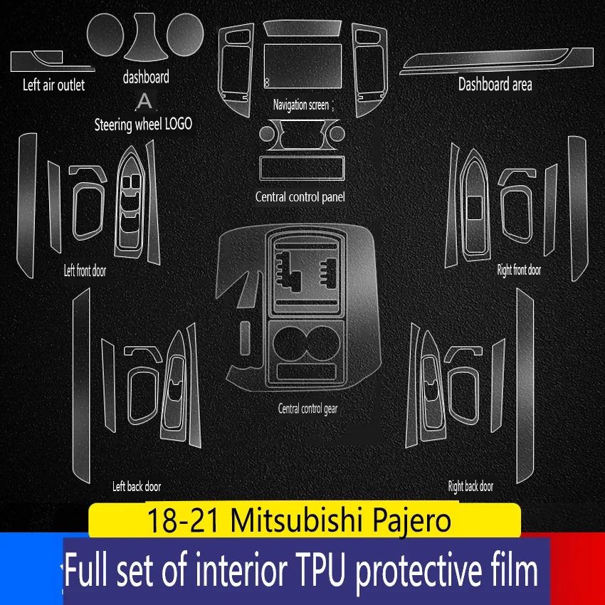 For Mitsubishi Pajero 2018-2021 Tpu Transparent Protector Film Interior Sticker Center Control Navigation Gear Car Accessories
For Mitsubishi Pajero 2018-2021 Tpu Transparent Protector Film Interior Sticker Center Control Navigation Gear Car Accessories