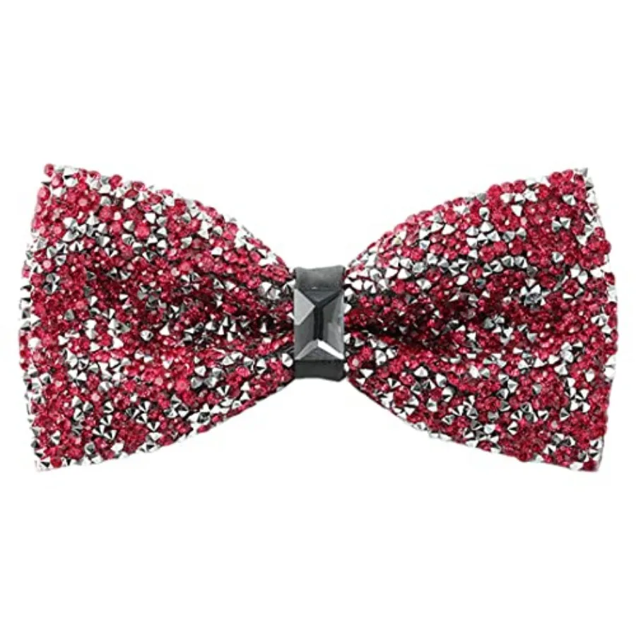 Rhinestone Bow Ties for Men - Pre Tied Sequin Bowties Men with Adjustable Length, Jewel Bow Tie
Rhinestone Bow Ties for Men - Pre Tied Sequin Bowties Men with Adjustable Length, Jewel Bow Tie