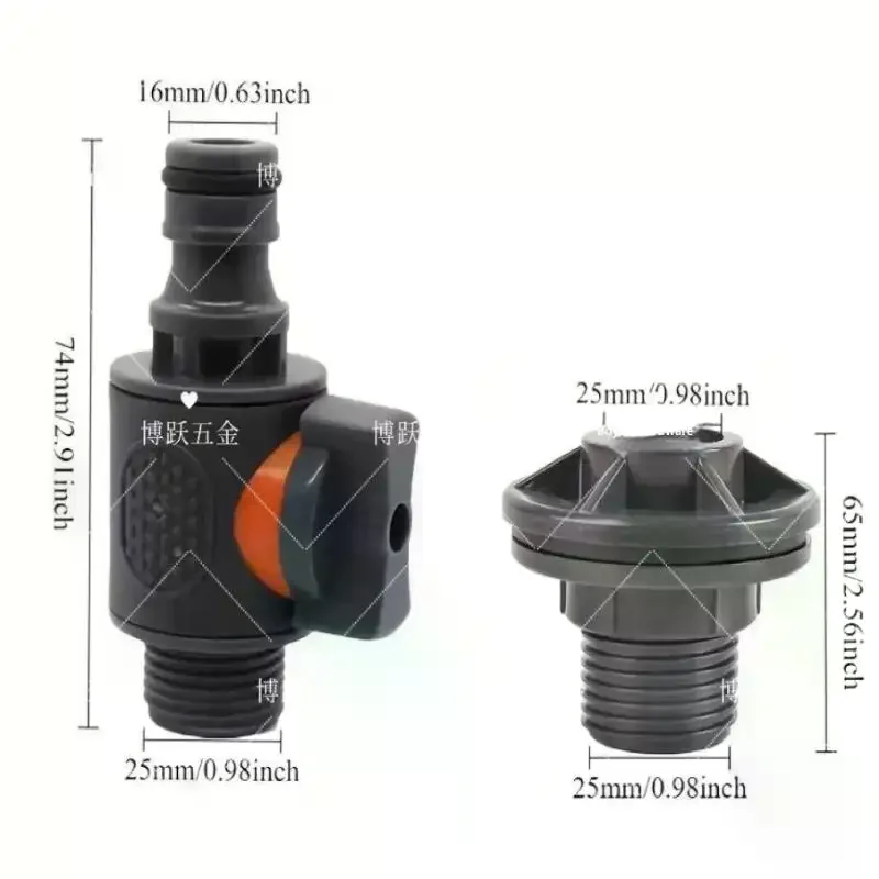 3/4 Inch PVC Water Tank Straight Valve Nipple Quick Stop Connector, Rubber Coated Adapter Matching Pink Tape Plumbing
3/4 Inch PVC Water Tank Straight Valve Nipple Quick Stop Connector, Rubber Coated Adapter Matching Pink Tape Plumbing