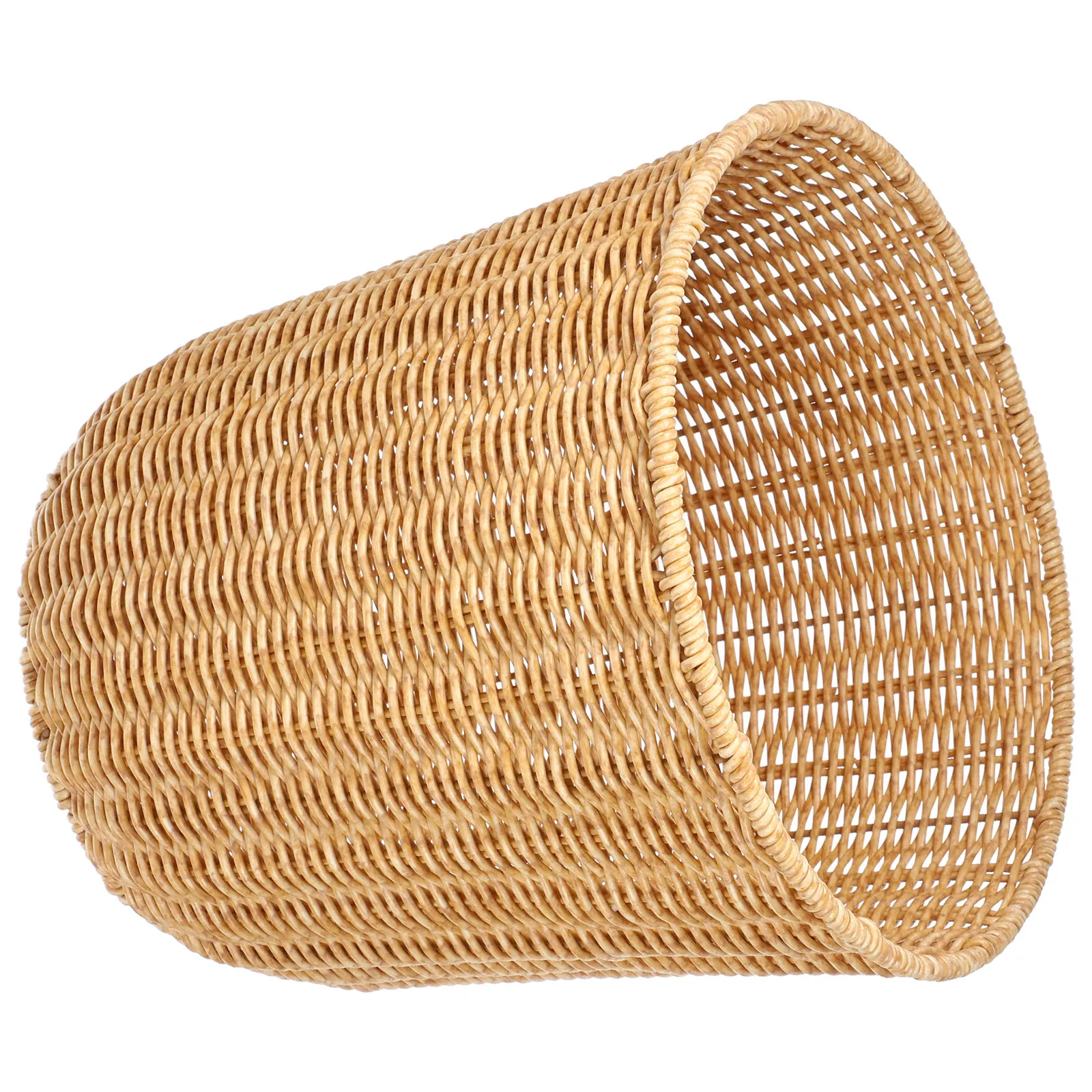Large Woven Storage Basket Natural Rattan Style Desktop Organizer for Sundries Fruit Stationery Home Decor Living Room Kitchen
Large Woven Storage Basket Natural Rattan Style Desktop Organizer for Sundries Fruit Stationery Home Decor Living Room Kitchen