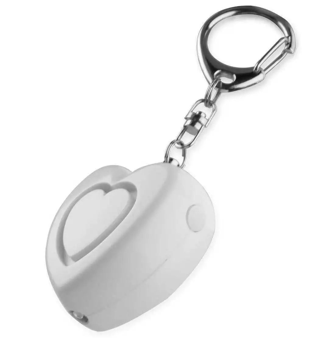 Small Personal Anti-Attack, Alarm and Alert Protection Keychain with LED Light Coy Heart-Shaped
Small Personal Anti-Attack, Alarm and Alert Protection Keychain with LED Light Coy Heart-Shaped