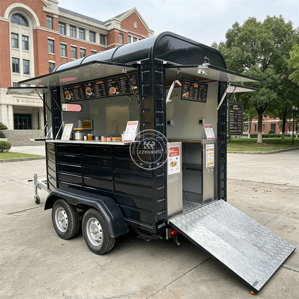 Concession Trailer Street Food Truck Custom Hot Dog Pizza Ice Cream Cart Mobile Fast Food Trailer Fully Equipped
Concession Trailer Street Food Truck Custom Hot Dog Pizza Ice Cream Cart Mobile Fast Food Trailer Fully Equipped