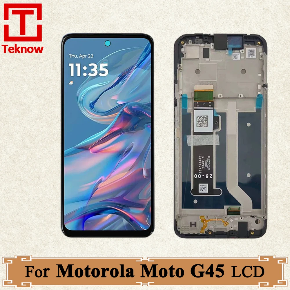 6.5" Original LCD For Motorola Moto G45 LCD Display Touch Screen Sensor Digiziter Assembly Replacement For Moto G45 LCD
6.5" Original LCD For Motorola Moto G45 LCD Display Touch Screen Sensor Digiziter Assembly Replacement For Moto G45 LCD