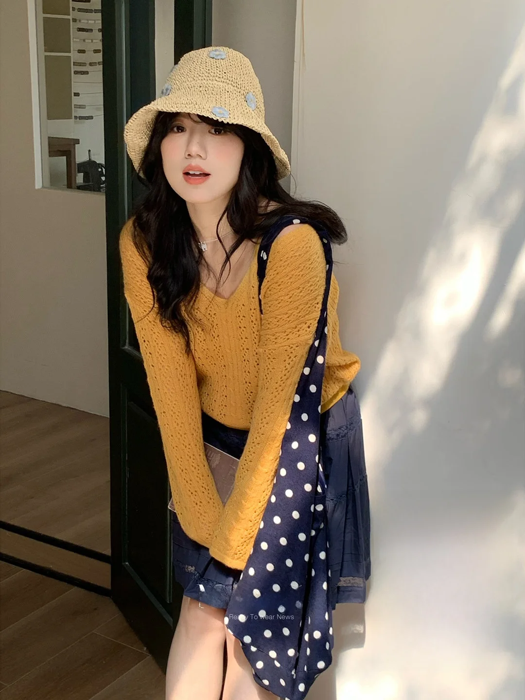 Mimi Butter Cloud Yellow Sweater Set plus Size Faionable Spring High Waist Dot Pattern Long Sve White Enhancing Bundle
Mimi Butter Cloud Yellow Sweater Set plus Size Faionable Spring High Waist Dot Pattern Long Sve White Enhancing Bundle