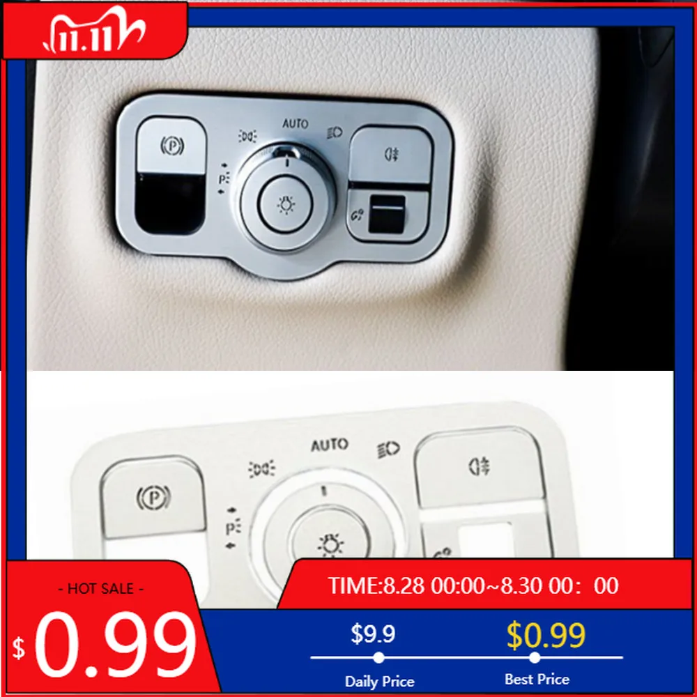 Interior Stickers Alloy Car Inner Headlight Switch Control Button Panel Trim Cover Sticker For Mercedes Benz Vito V300 2024 2025
Interior Stickers Alloy Car Inner Headlight Switch Control Button Panel Trim Cover Sticker For Mercedes Benz Vito V300 2024 2025