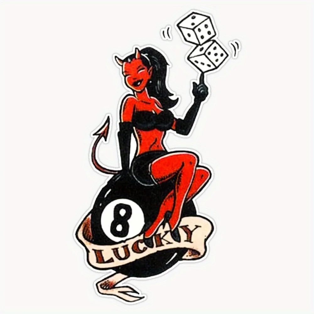 Lucky Demon создает водонепроницаемые виниловые наклейки, которые идеально подходят для автомобилей, ноутбуков, стен и окон.
Lucky Demon создает водонепроницаемые виниловые наклейки, которые идеально подходят для автомобилей, ноутбуков, стен и окон.