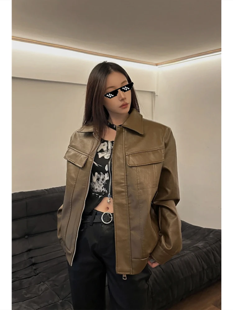 Shoulder Padded Biker Jacket Men's Fashion Autumn Wear Youthful Style Polyester Fiber Long Sleeve Zipper Closure Color
Shoulder Padded Biker Jacket Men's Fashion Autumn Wear Youthful Style Polyester Fiber Long Sleeve Zipper Closure Color