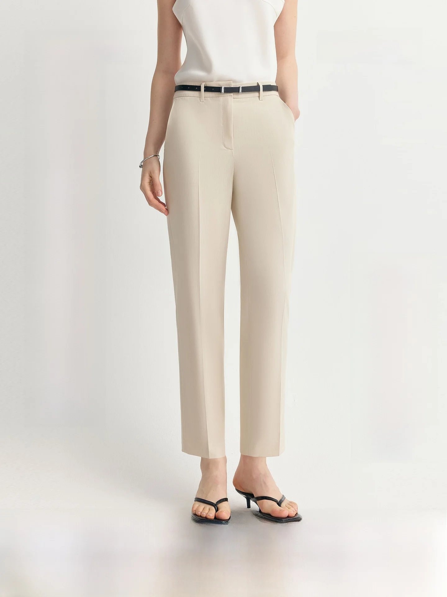 PRICH Women's Slim Fit Trousers High Waist Drapey Sun Protection Business Pants Commute Style Polyester Viscose Spandex
PRICH Women's Slim Fit Trousers High Waist Drapey Sun Protection Business Pants Commute Style Polyester Viscose Spandex