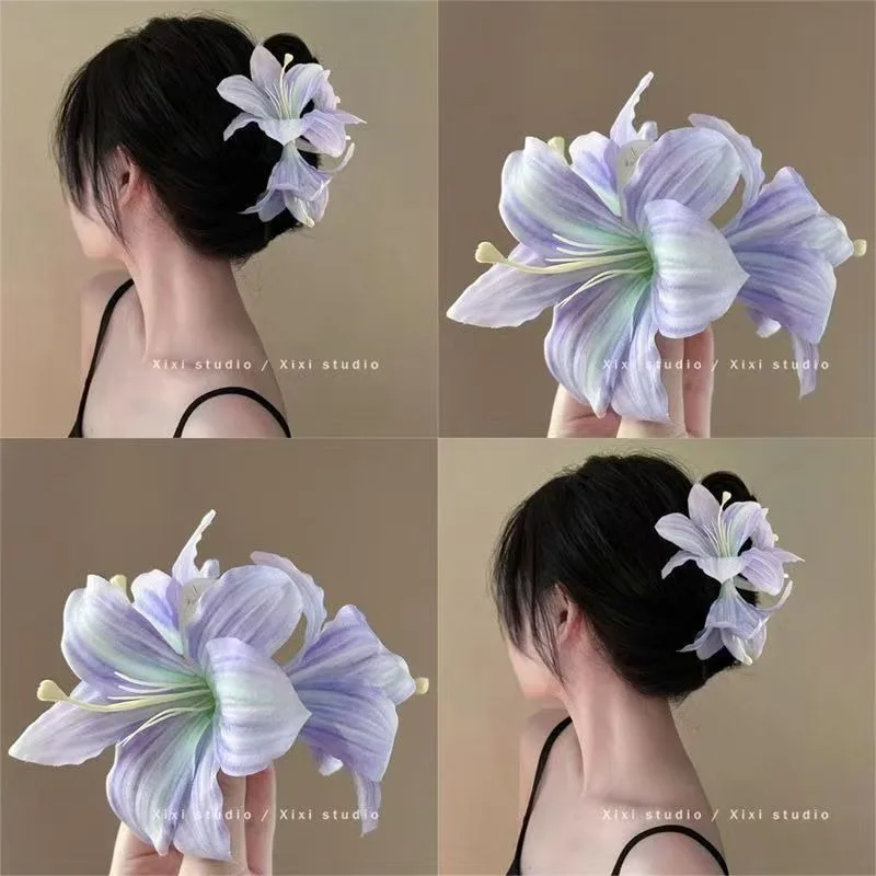 New three-dimensional lily temperament grab clip simulation flower niche flower shark clip atmosphere fashion hair accessories
New three-dimensional lily temperament grab clip simulation flower niche flower shark clip atmosphere fashion hair accessories