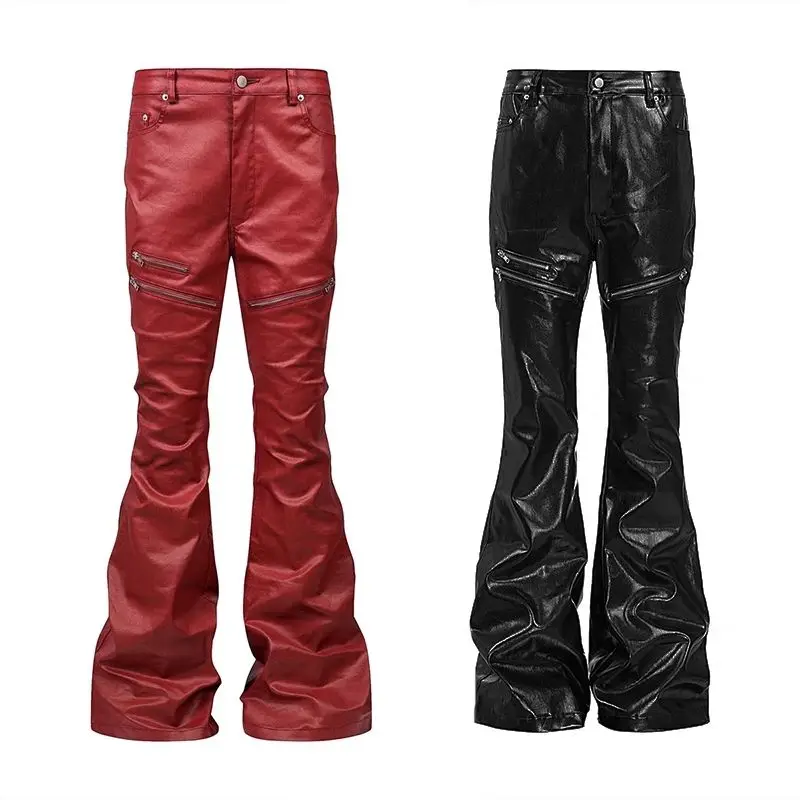 2026 fashionable erd liquid metal coated jeans brushed wax pants hot style high street luxury style black and red
2026 fashionable erd liquid metal coated jeans brushed wax pants hot style high street luxury style black and red